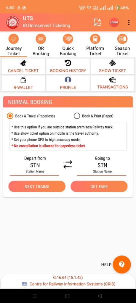 How to Use the Indian Railways UTS App for Easy Unreserved Train Ticket Booking